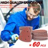 FEIHU Delta Sandpaper Triangle Sandpaper, Pack of 60 Sandpaper for