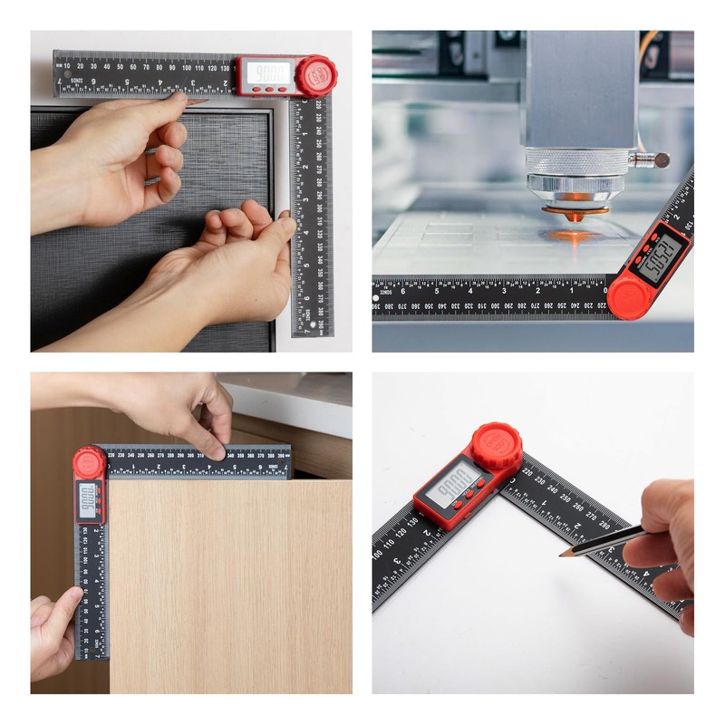 SCITOOLS Digital Angle Meter, ABS LCD Screen, Angle Meter, Angle