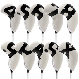Colorful Iron Head Cover Set Neoprene Material for Iron (Gray (10 pcs))