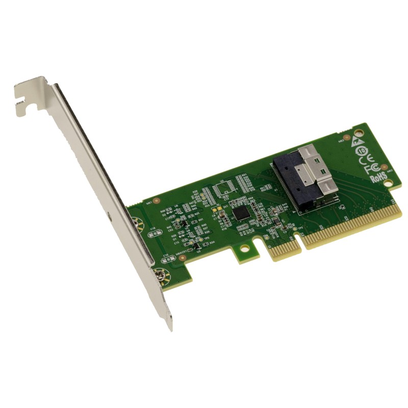 KALEA-INFORMATIQUE Controller Card PCIe 4.0 to Slim SAS Adapter SFF-8654