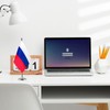 Russia Desk Flag Russian Small Mini Table Flags Decorations(Russia)
