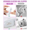Electric Nail Clipper for Seniors Adults with Debris Catcher and