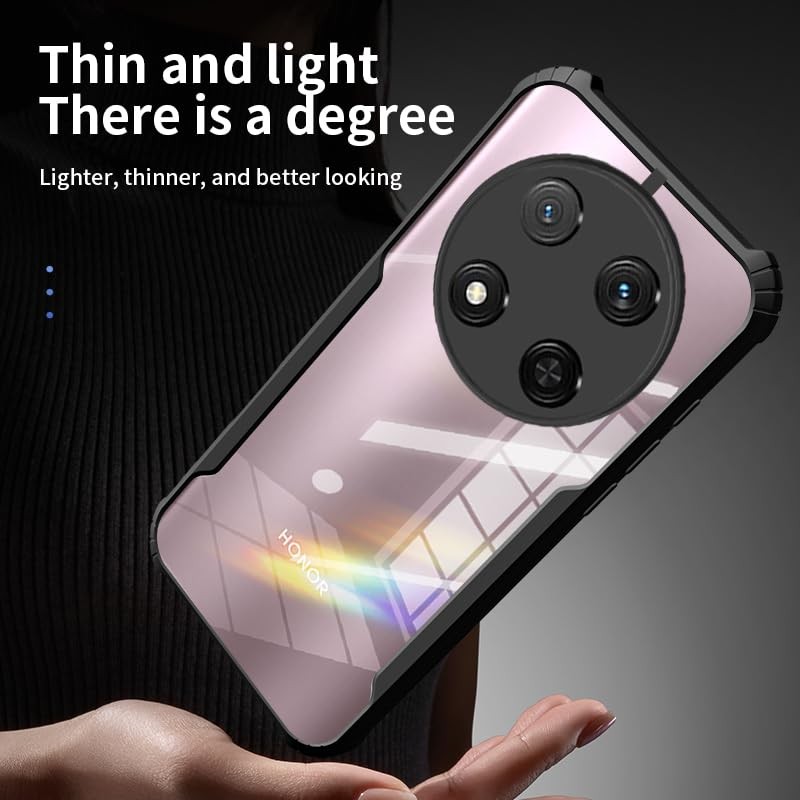 TPDRUY Funda para Honor Magic7 Lite 5G Case Transparente Uso