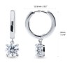 BERRICLE Sterling Silver Solitaire Round Cut Cubic Zirconia CZ Fashion