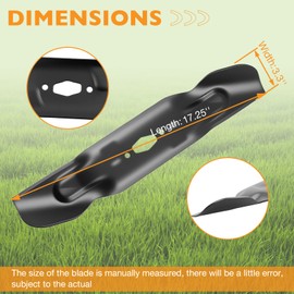 HQPASFY 742P05094 High Lift Blades Compatible with Cub Cadet Enduro XT1-LT50 Ultima ZT1-50 ZT2-50 with 50'' Deck, 490-110-C193 Lawn Mower Blades Replace for Troy Bilt/Craftsman CMXGZAM110193, 3 Pack