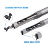 4PCS Woodworking Square Drill Bits Set HSS Wear Resistant 1/4in