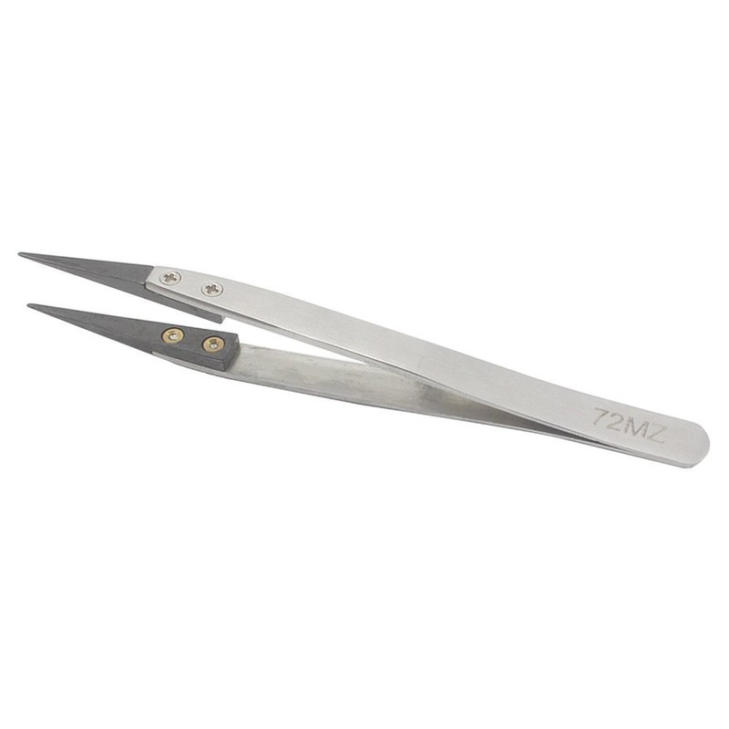 FEITA Precision Ceramic Tweezers Stainless Steel Heat Resistant Ceramic Tweezers