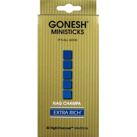 GONESH Mini Stick NAG CHAMPA Set of 30 Pieces X 2 Pieces