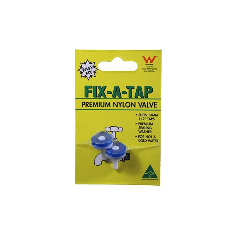 Fix-A-Tap Nylon/Duro Tap Valves, 13 mm (Pack of 2)