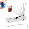 7in1 Lock Picking Kit Portable Folding Tool,Lock Picking Kit,Stainless Steel