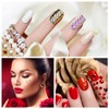 1600 Pcs 3/4/5/6 mm Self Adhesive Face Gems for Bride,