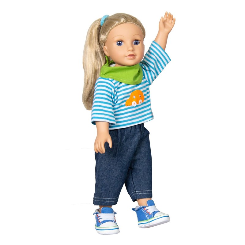 Heless Jeans con Maglietta a Strisce