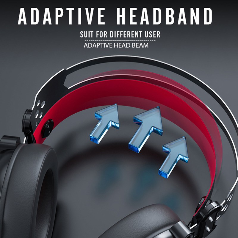 H9 Gaming Headset Comfortable Memory Foam 7.1 Surround Sound Multifunction