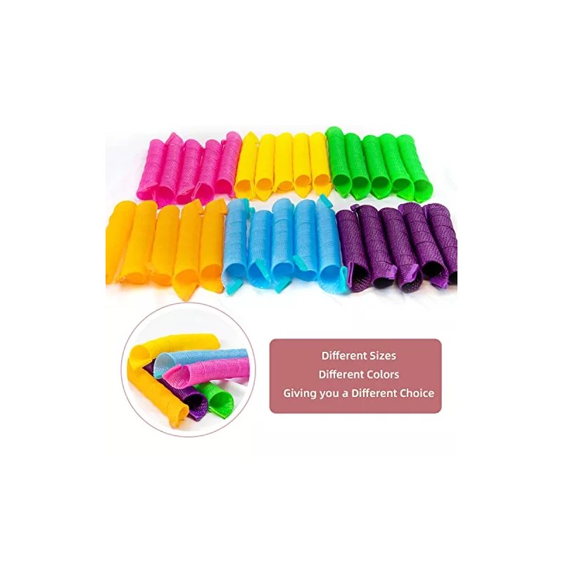 Essenergi Kit De Peinado Con Rizadores De Pelo Sin Calor,