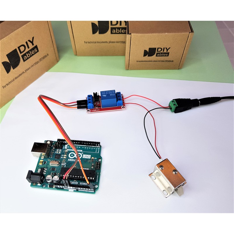 12V Solenoid Cabinet Lock 2-Pack – Fail-Unlocked Electric Drawer Lock,