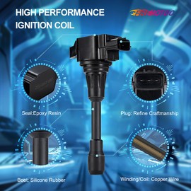 FIREMOTOO - Paquete de 1 bocinas de encendido compatible con Altima Cube Sentra Rogue Cube Versa Urvan Select NV200 NV350 Pathfinder 1.8L 2.0L 2.5L Infiniti FX50 M56 QX60 2.5L 5.0L 5.6L UF549