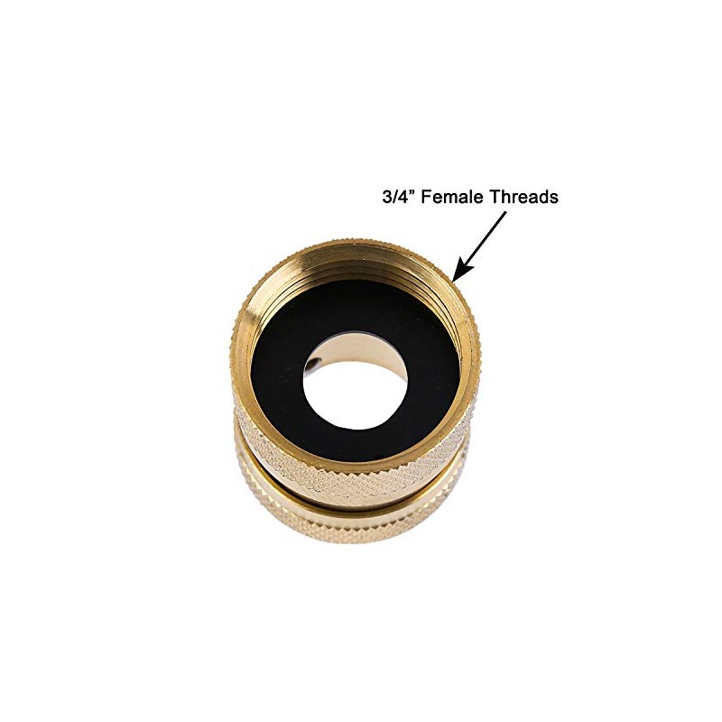 Brass Garden Hose Quick Connectors Set for Easy Watering