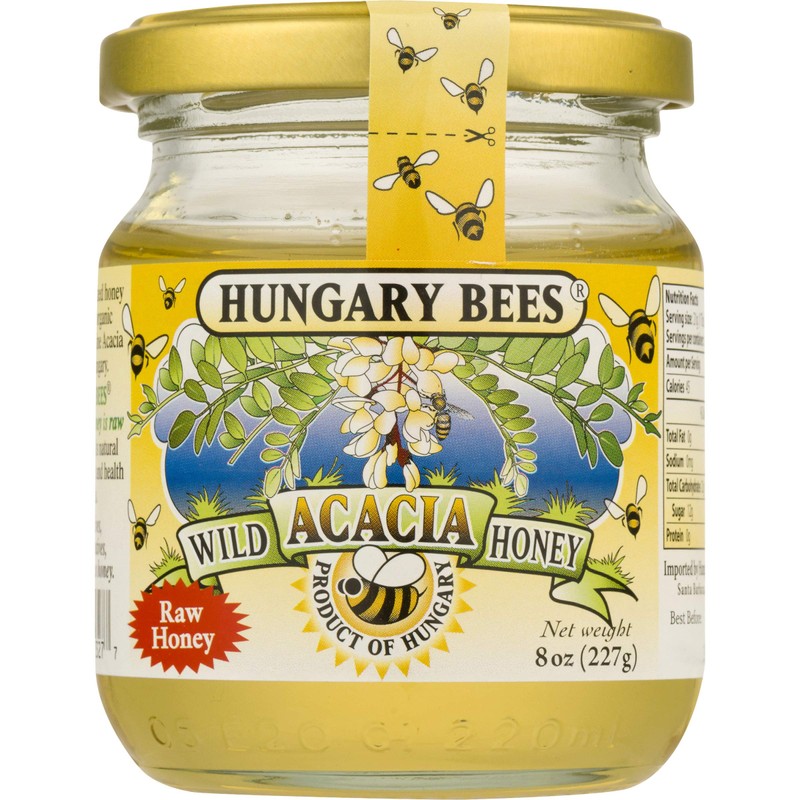 HUNGARY BEES Wild Acacia Honey, 8.8 OZ