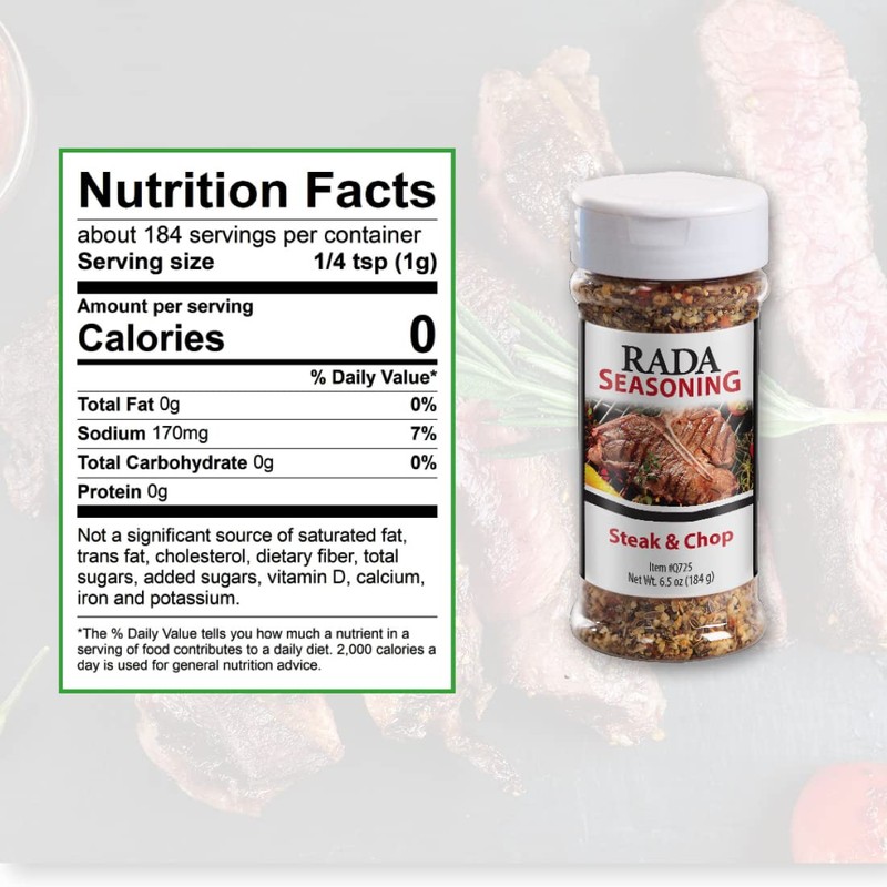 RADA Gluten Free Steak & Chop Seasoning