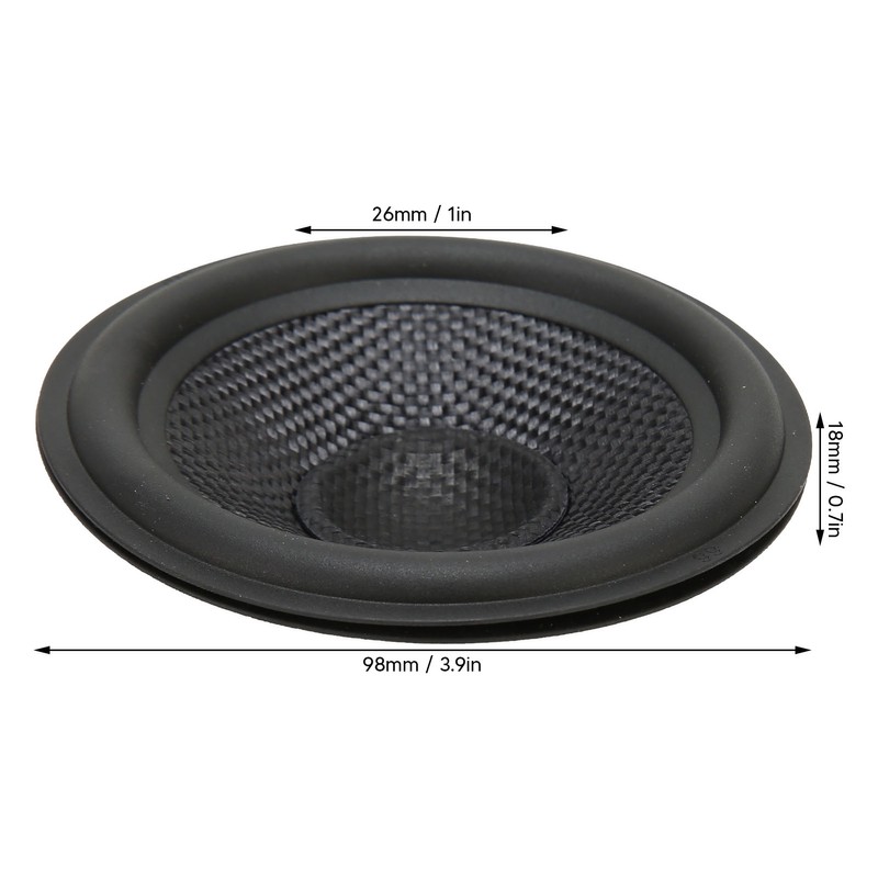 Paper Speaker Cone Drum Paper 1 Inch Inner Diameter Rubber