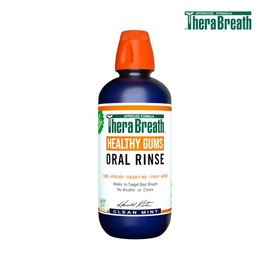 TheraBreath Clean Mint Mouthwash Oral Care 473ml x1