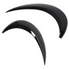 1 Pair Left Right Gloss Black Headlight Eyebrow Cover Trim