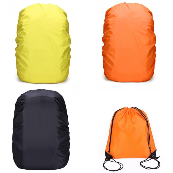3Pcs Waterproof Backpack Rain Cover, 30 L-40 L Waterproof Rain
