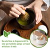 CHEHILL Juego de 5 Batidor de Matcha y Tazón, Kit