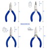 SPEEDWOX 3 Inches Jewelry Pliers Set Professional Beading Tools 4