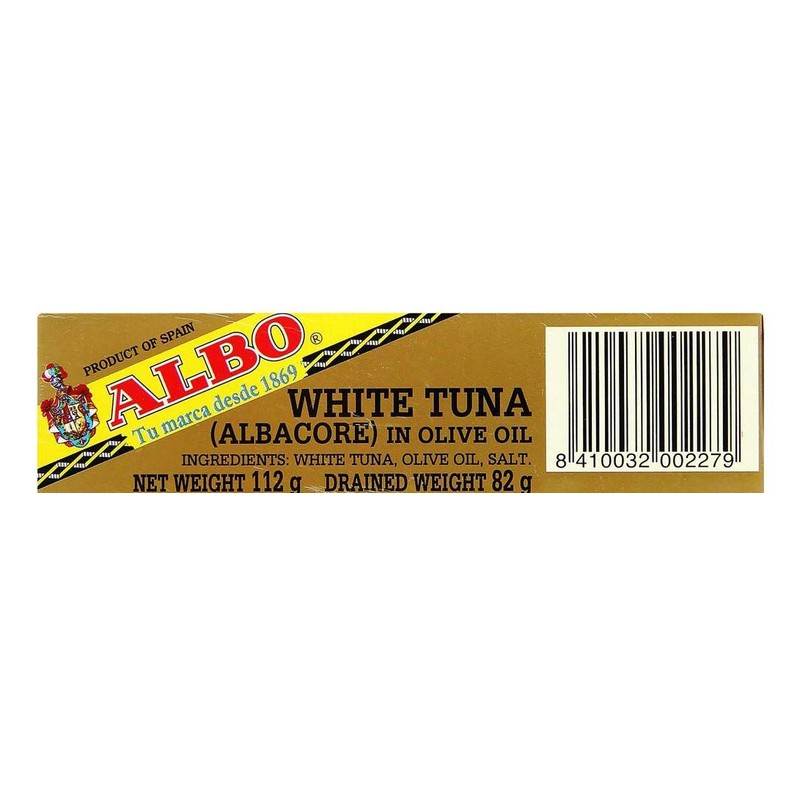 ALBO White Tuna in Olive Oil 112g. Pack 5 units
