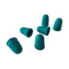 Pack of 12 Green No.0 Rubber Thimblettes - Small Thimble