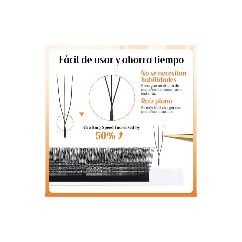 Extensiones De Pestañas Masscaku U 3d, U Shaped 3d W