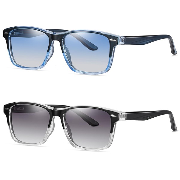 PROUDDEMON Square Sunglasses Polarized UV Protection Trendy Designer Sun Glasses