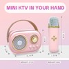 Portable Karaoke Machine for Kids and Adults, Bluetooth Speaker with
