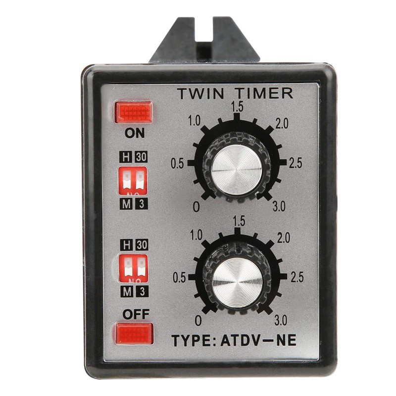 Oumefar Multi-Section Short Period Repeat Cycle Timer Intermittent Timer Twin