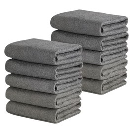 10‑Pack Thickened Magic Microfiber Cleaning Cloths, Glass Cleaning Rags