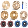 10PCS Wood Carving Disc Set for 4" & 4-1/2" Angle