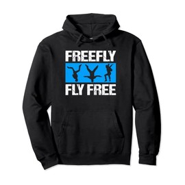 Skydive, Freefly, Fly Free, Parachute Pullover Hoodie