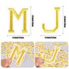 52 Pieces Iron on Letter Patches, Applique Letter Patches with