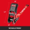 CRAFTSMAN CMXAZBS15004 Black/Red 1" x 12' Ratchet Tie Down Straps
