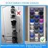 qimeyu Baseball Cap Door Organizer, Grey