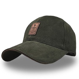 BUZZxSELECTION CAP002 One Point Golf Cap, Simple, Baseball Cap, Men's, Women's, 01. Green