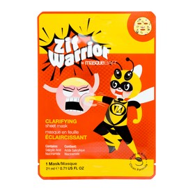 masque BAR Zit Warrior Sheet Mask – 6 Pack | Anti-Wrinkle, Refreshing & Clarifying Face Masks for Blemish-Prone Skin