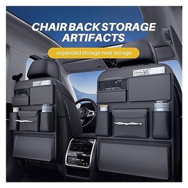Xuanqingyi Store Organizadores for asiento trasero de coche, organizador for coche con ahorro de espacio, gran capacidad, multifuncional, impermeable 