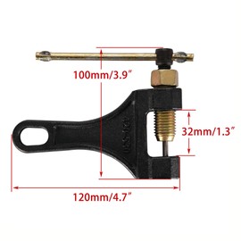 WOOSTAR Chain Breaker for #428 520 525 528 530 Chain Tool Bike Bicycle Motorcycle ATV Black