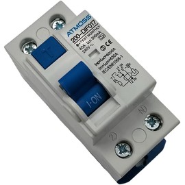 RASMACOR FI Circuit Breaker 2-Pin 40A 300 mA Residual Current Circuit Breaker Type A 230 V Sensitivity 300 mA
