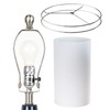 Qingmiao Modern Ceramic Table Lamp, Set of 2 - Navy
