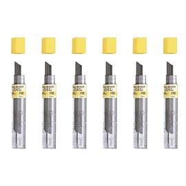 PENTEL Hi-Polymer Leads 0.9mm HB Pack of 6