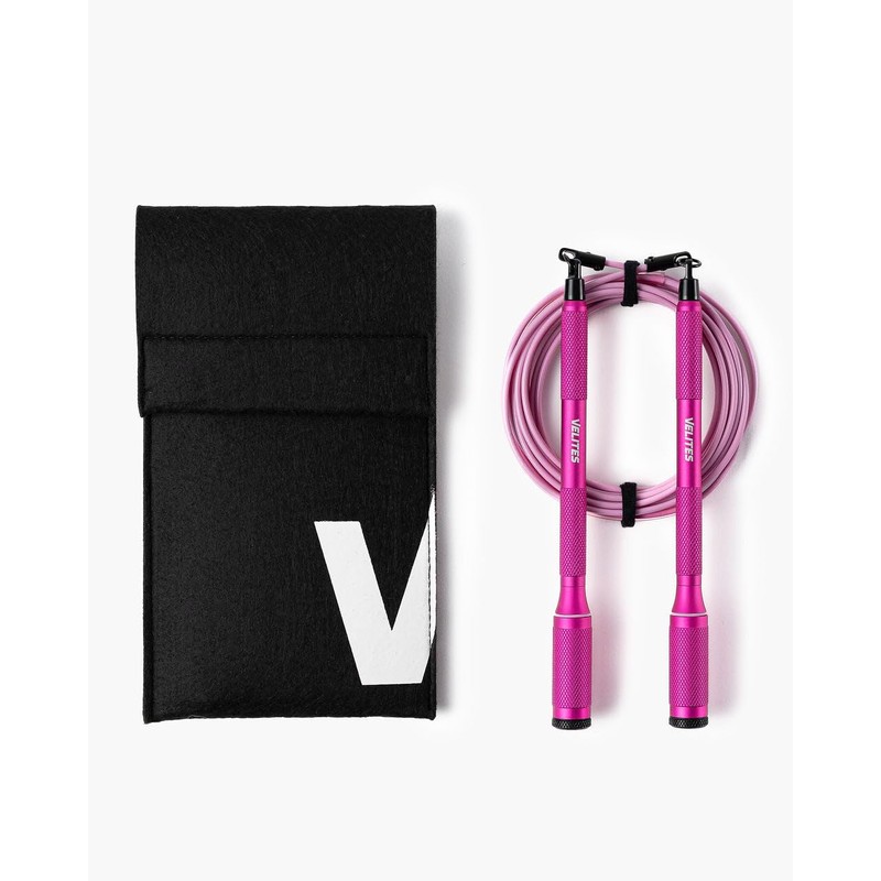 Velites Cyclone Ultralight Aluminium Jump Rope | Pink | 360º