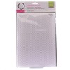 Darice Embossing Folder Cartella per Goffratura Mascherina Pois, Plastica, Trasparente,